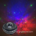 LED Bead 360 grados Room romántica Rotación de la luna navideña Star Sky Proyector Night Light